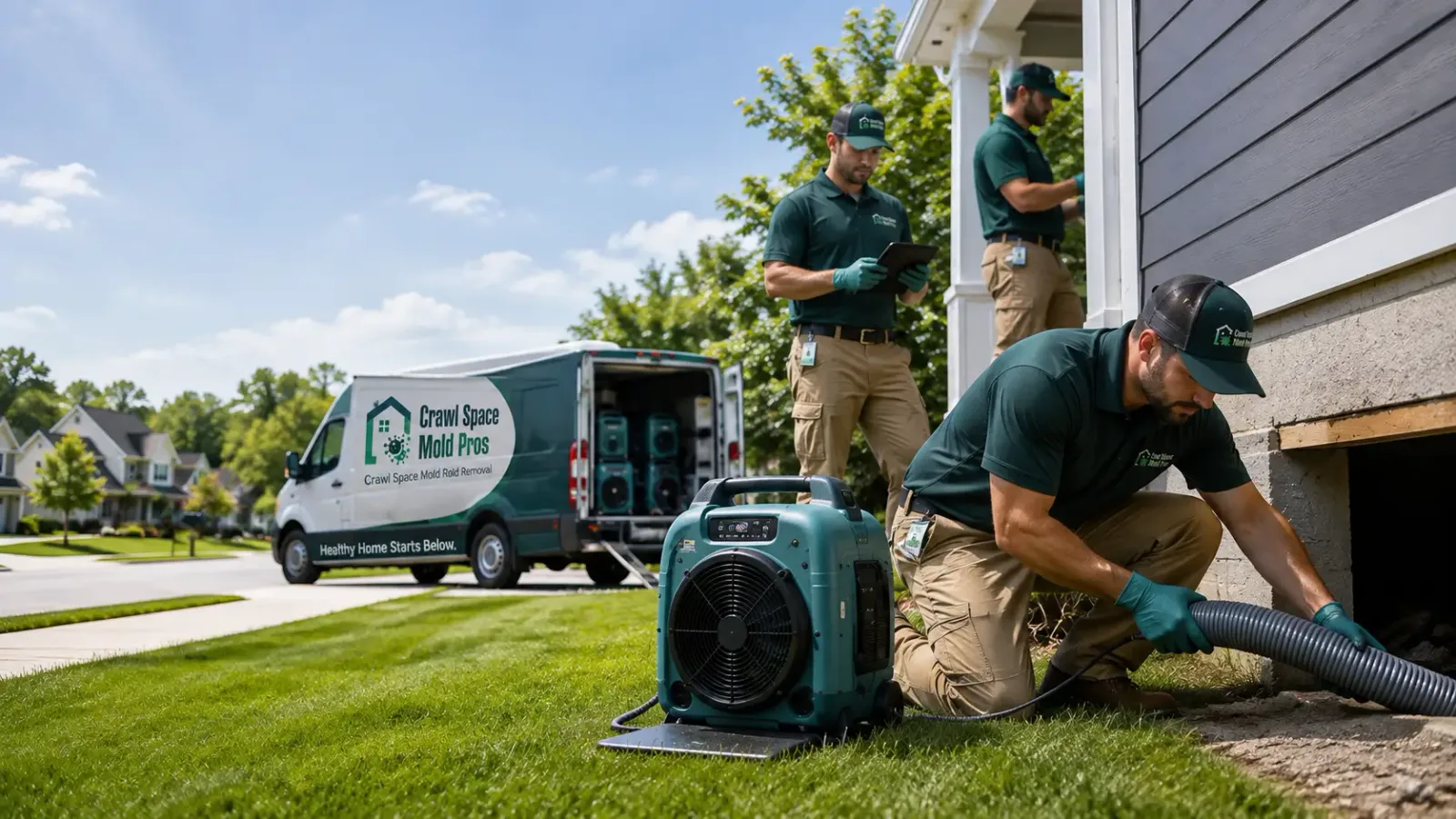 Crawl Space Mold Removal in Telford, TN